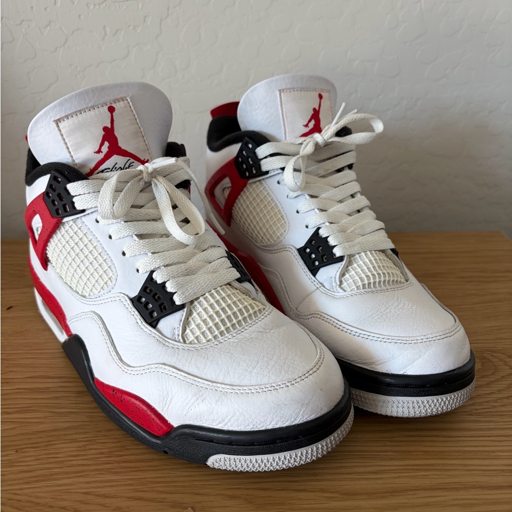 Air Jordan 4 Retro Red Cement Size 10